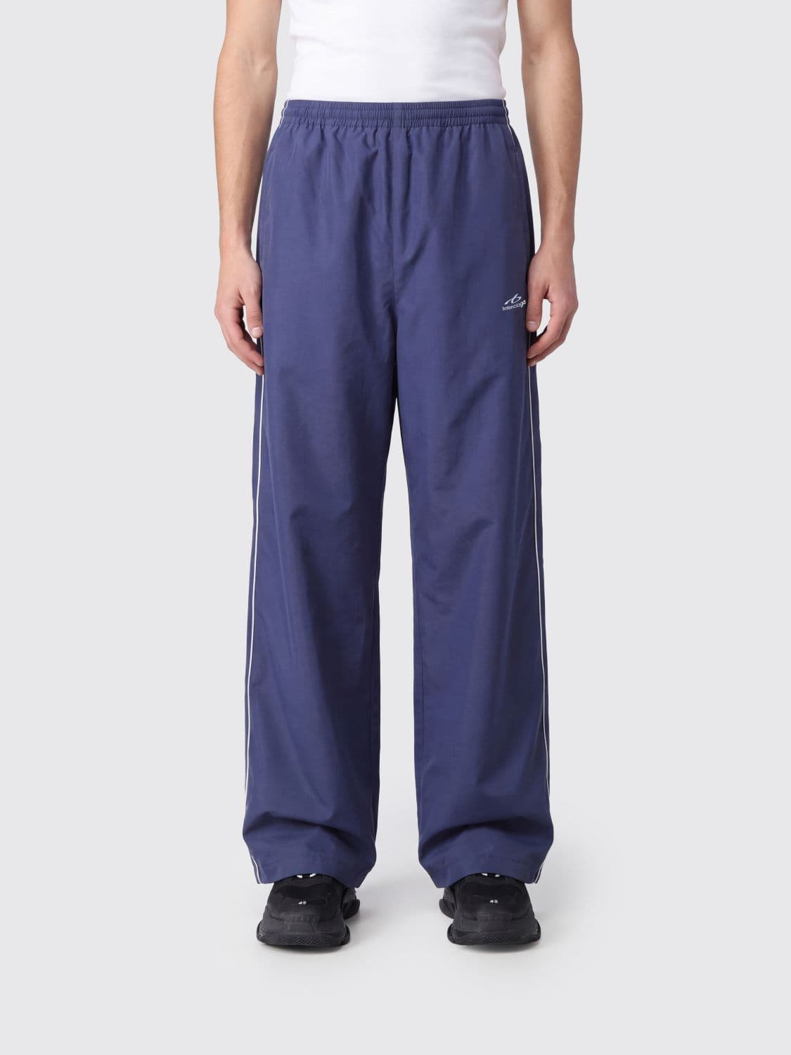 Balenciaga Cotton-Blend Jogging Trousers with an Elasticated Waist and Logo