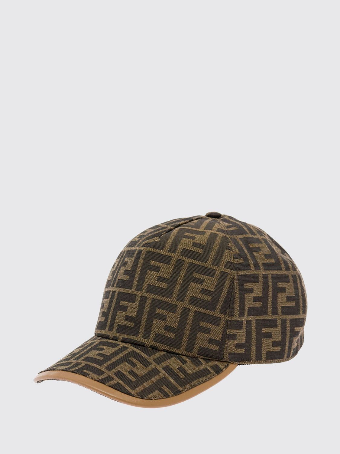 Fendi Jacquard FF-Monogram Cotton-Blend Baseball Cap