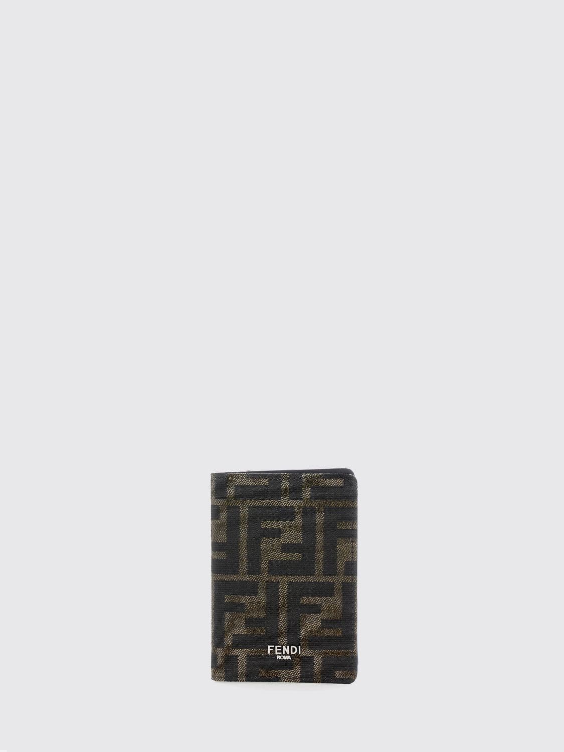 Fendi Bifold Card Holder in Technical Fabric with All-Over FF Monogram · OS
