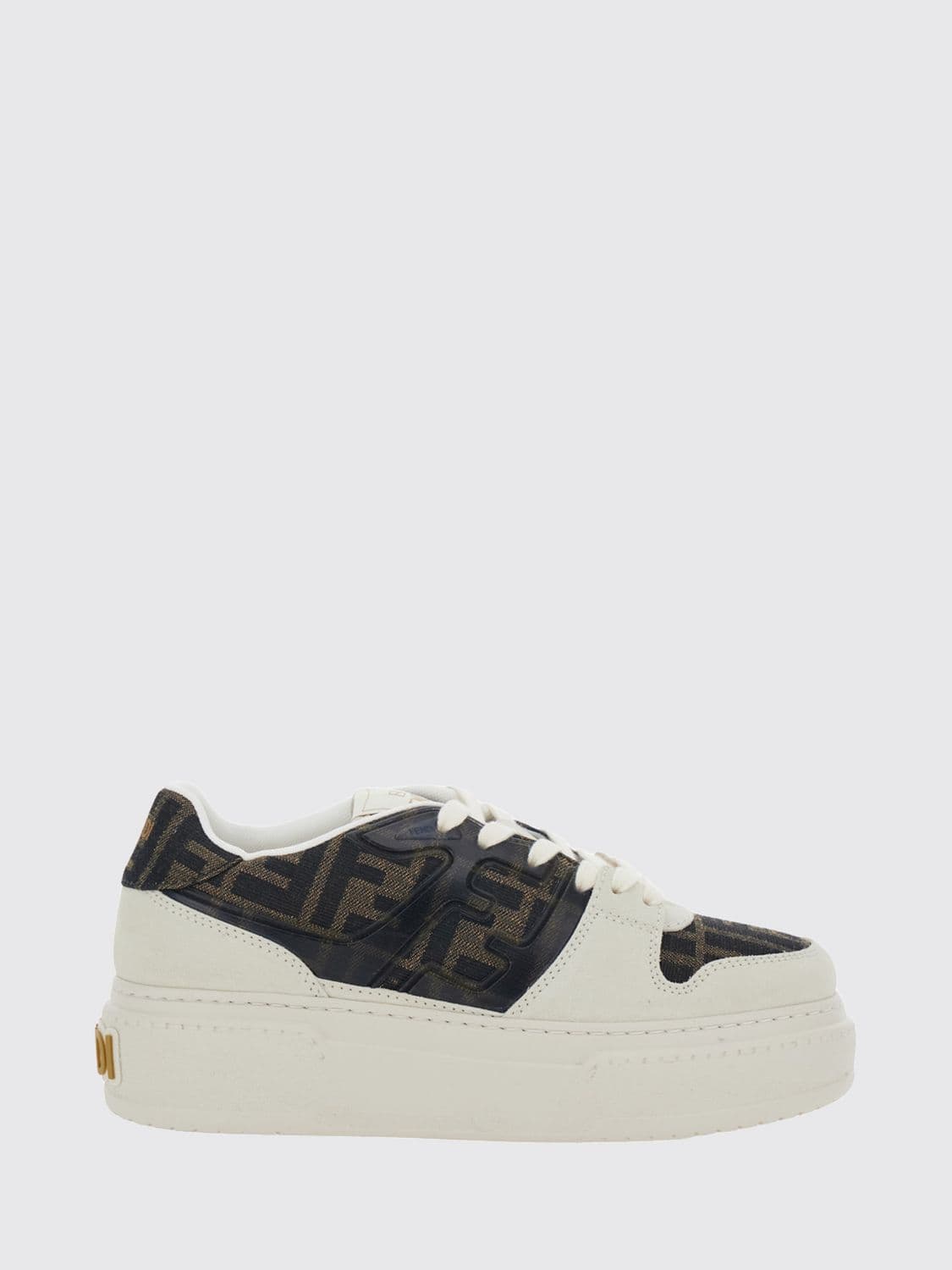 Fendi Match Platform Sneakers in FF Monogram Jacquard Fabric · 41