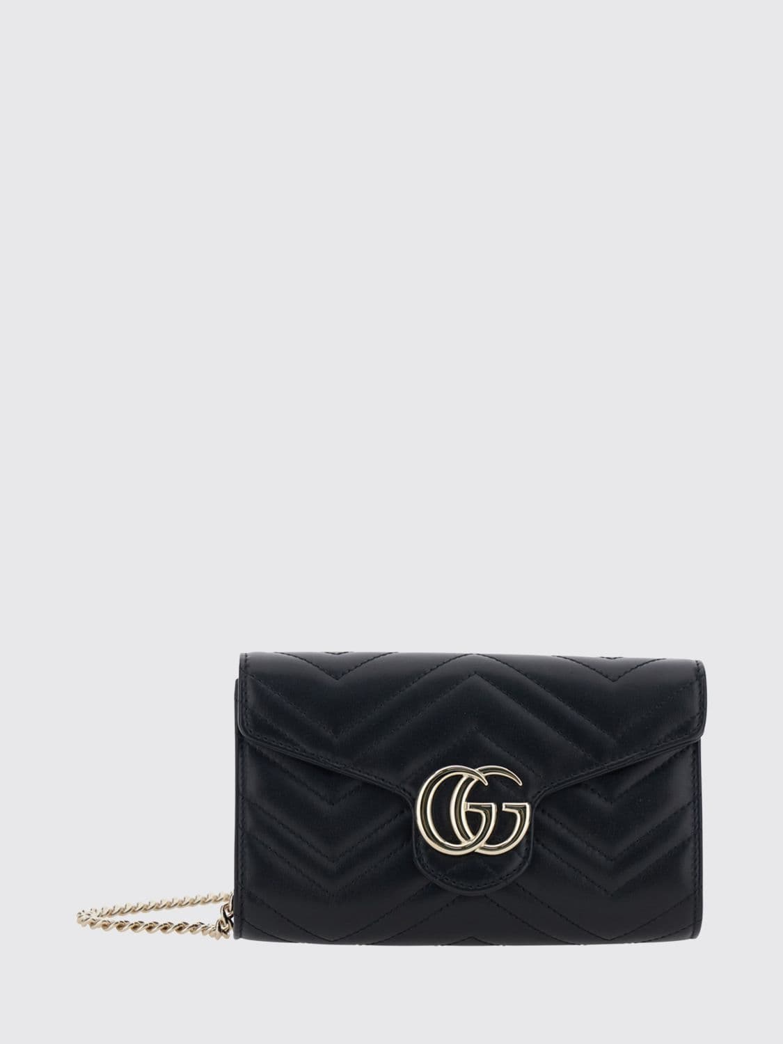 Gucci GG Marmont Mini Envelope Bag in Matelassé Leather with Chain Strap · OS