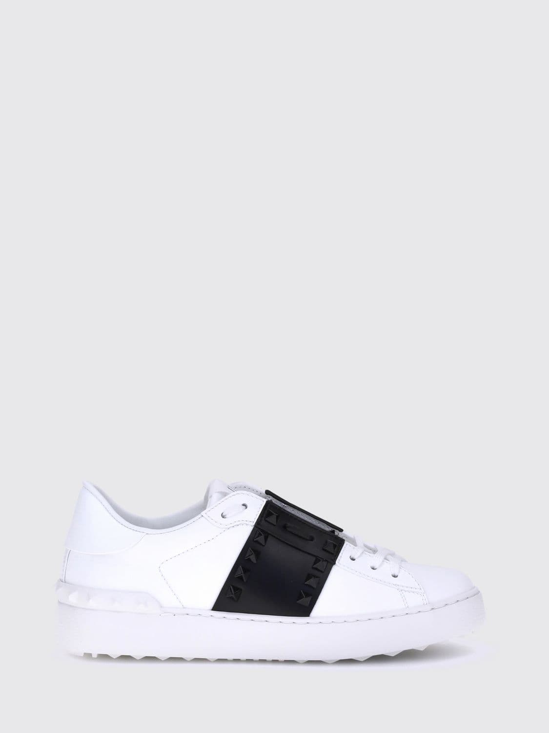 Valentino Garavani Rockstud Untitled Sneakers in Smooth Leather with Studs