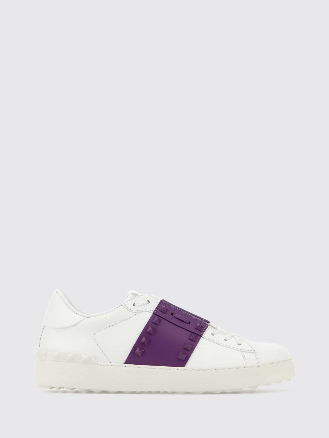 Valentino Garavani Rockstud Untitled Sneakers in Smooth Leather with Studs