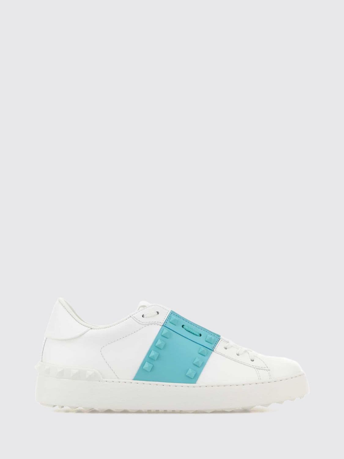 Valentino Garavani Rockstud Untitled Sneakers in Smooth Leather with Studs