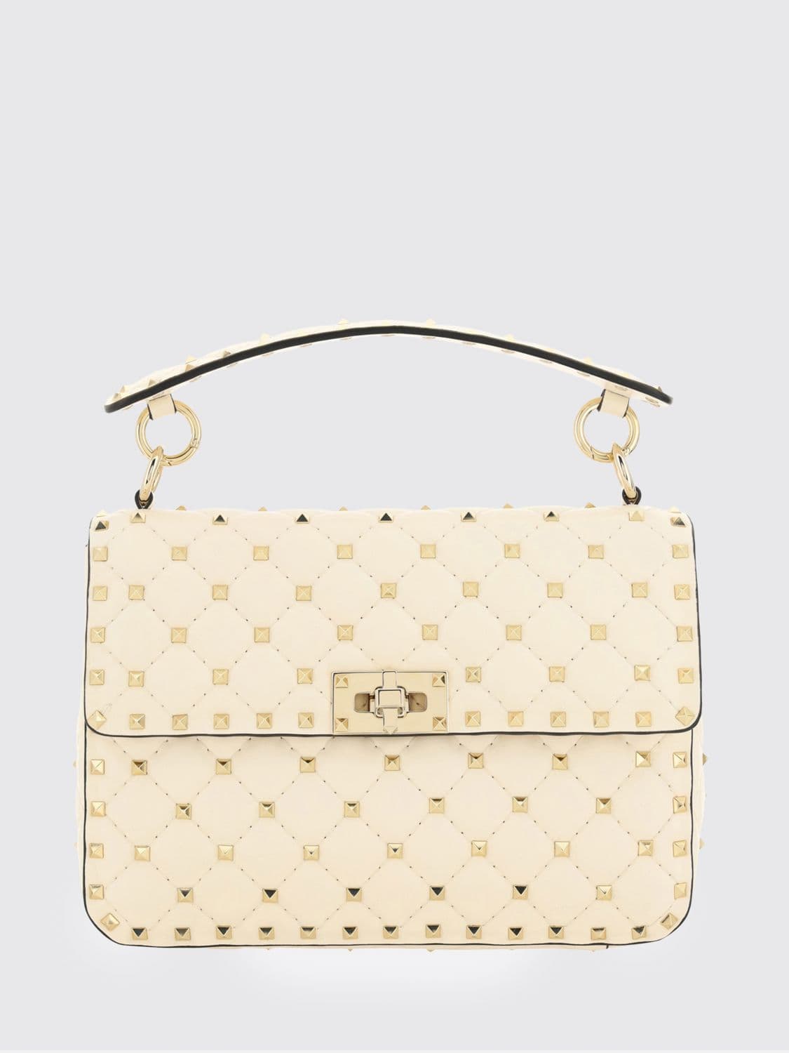 Valentino Garavani Rockstud Spike Mini Handbag in Quilted Nappa with Studs · OS