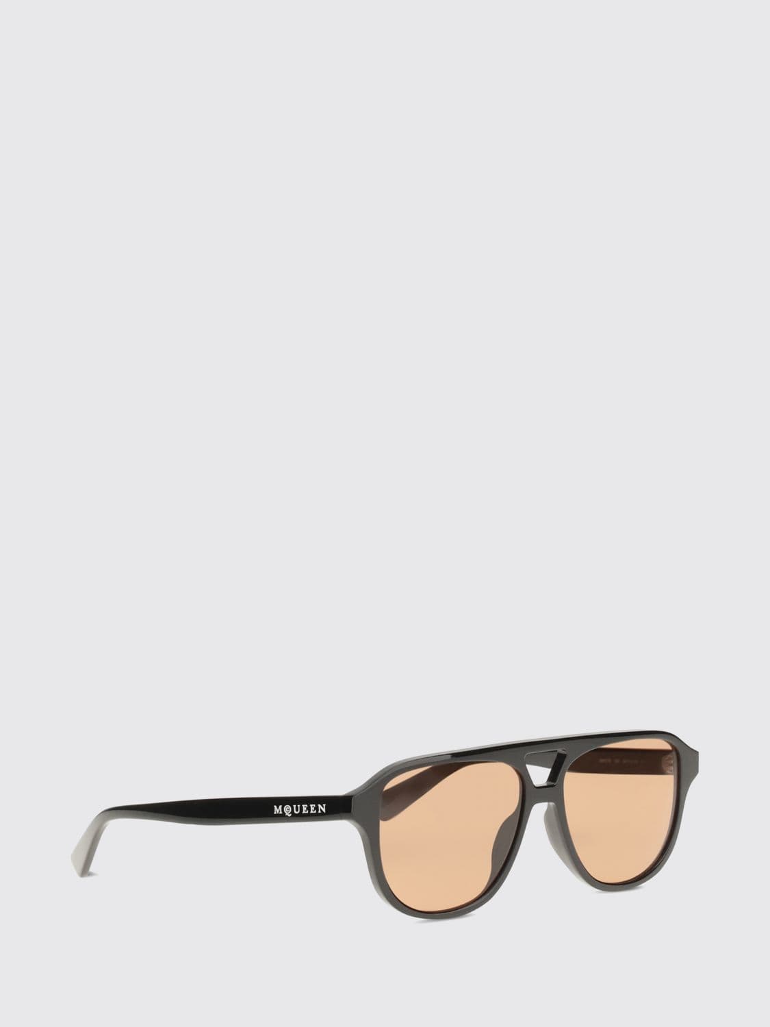 Mcqueen Square Acetate Sunglasses with Contrasting Logo · OS
