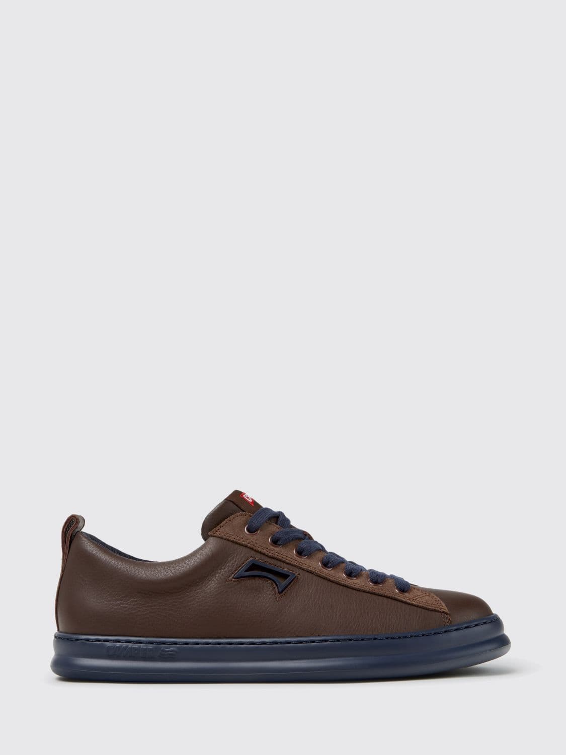 Camper Runner Low-Top Sneakers in Natural Grained Leather with XL Extralight Sole