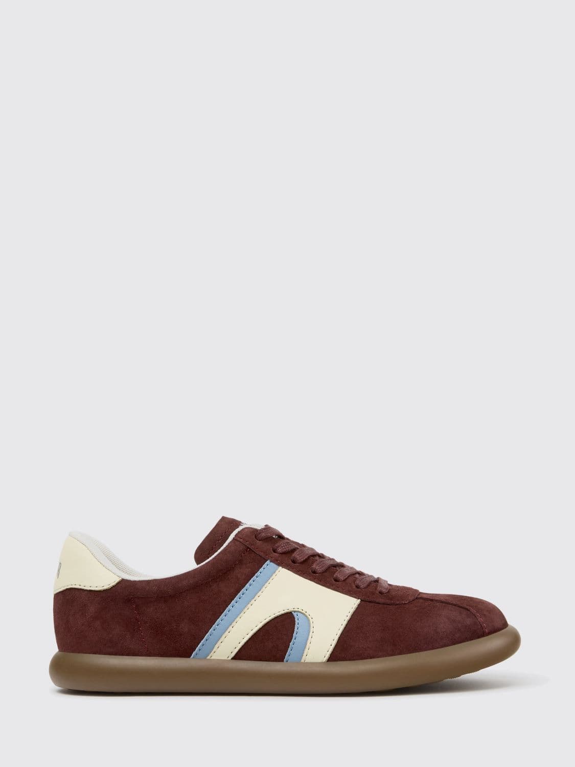 Camper Two-Tone Pelotas Soller Low-Top Sneakers in Smooth and Suede Calfskin