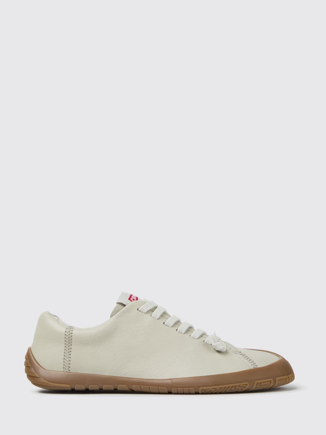 Camper Peu Path+ Smooth Leather Slip-On Sneakers with Elastic Laces