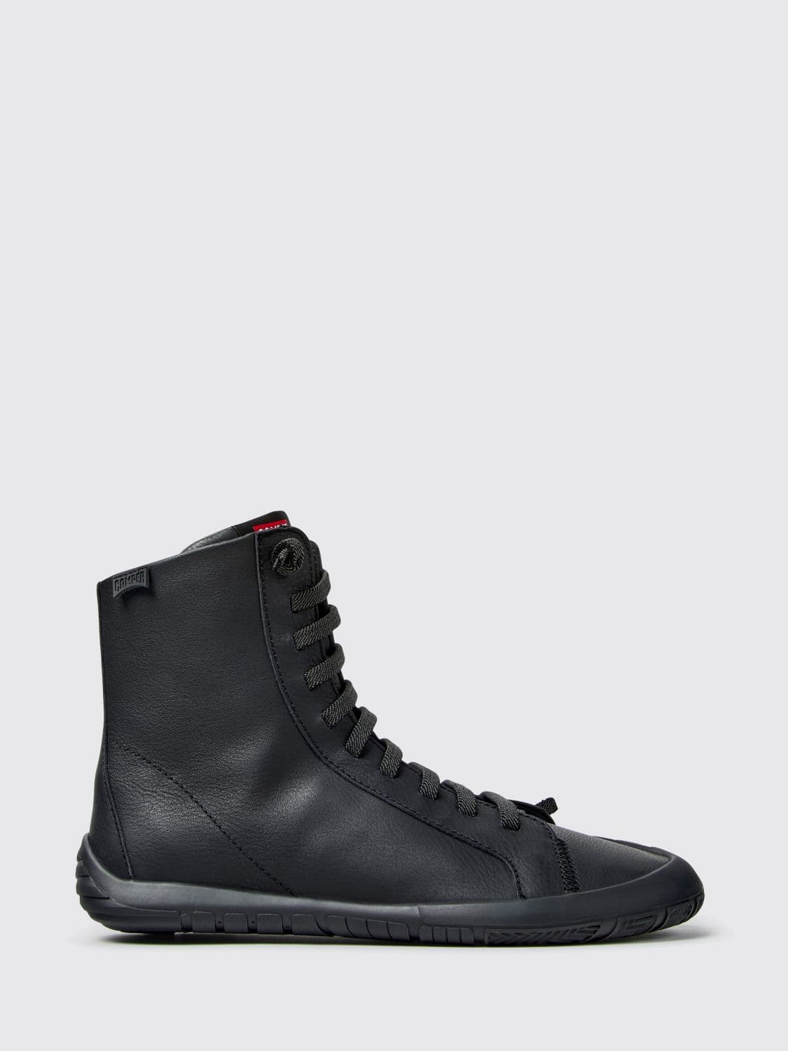 Camper Outdoor Smooth Calfskin Boots with Side Zip