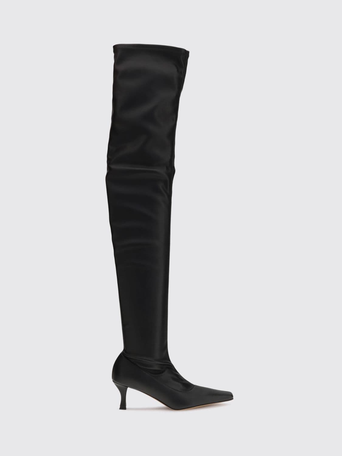 Proenza Schouler Polyurethane Cuissardes Boots with Stiletto Heel