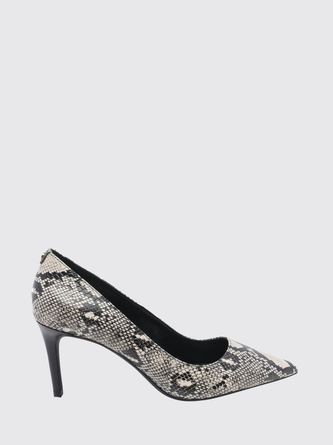 Michael Kors Alina Flex Python-Print Leather Stiletto Pumps