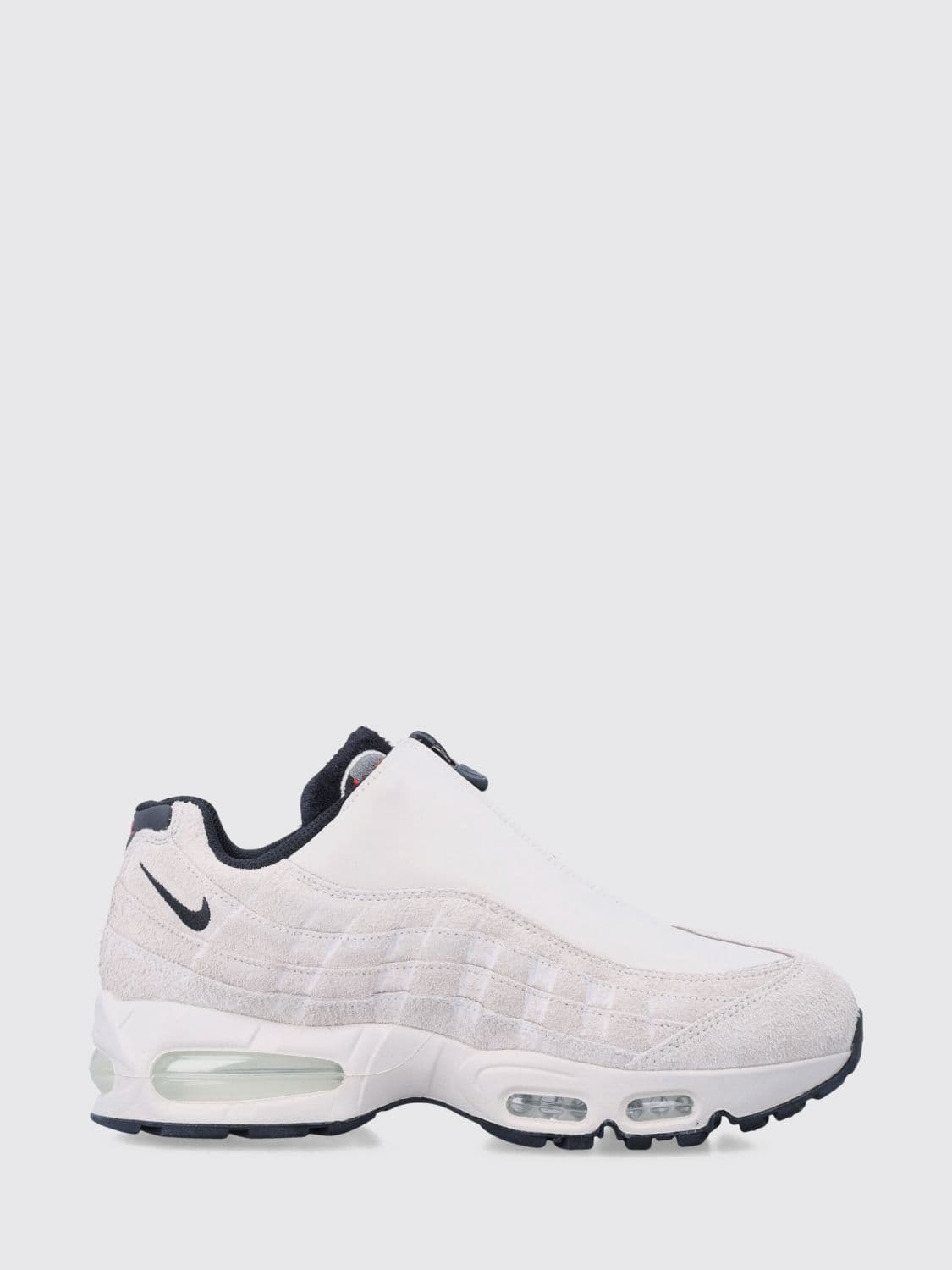 Nike Air Max 95 Zip Leather and Nylon Trainers with Zip Closure and Swoosh Logo