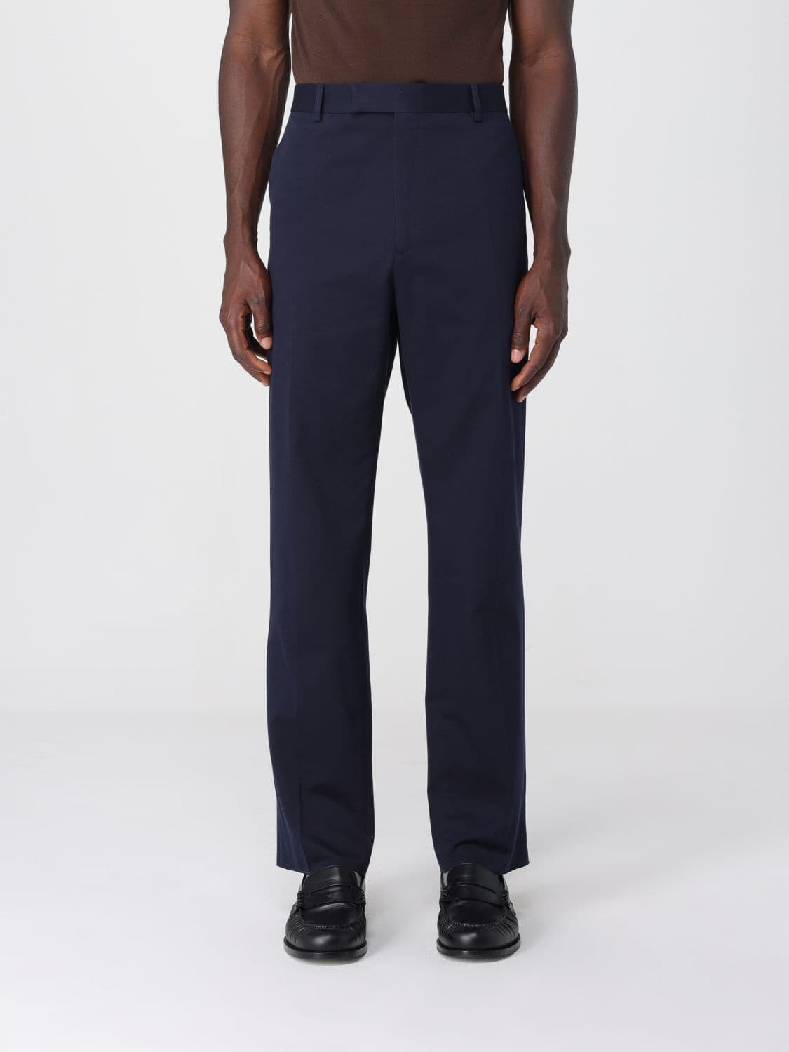 Gucci Slim Fit Cotton Twill Chino Trousers with Slash Pockets · 48