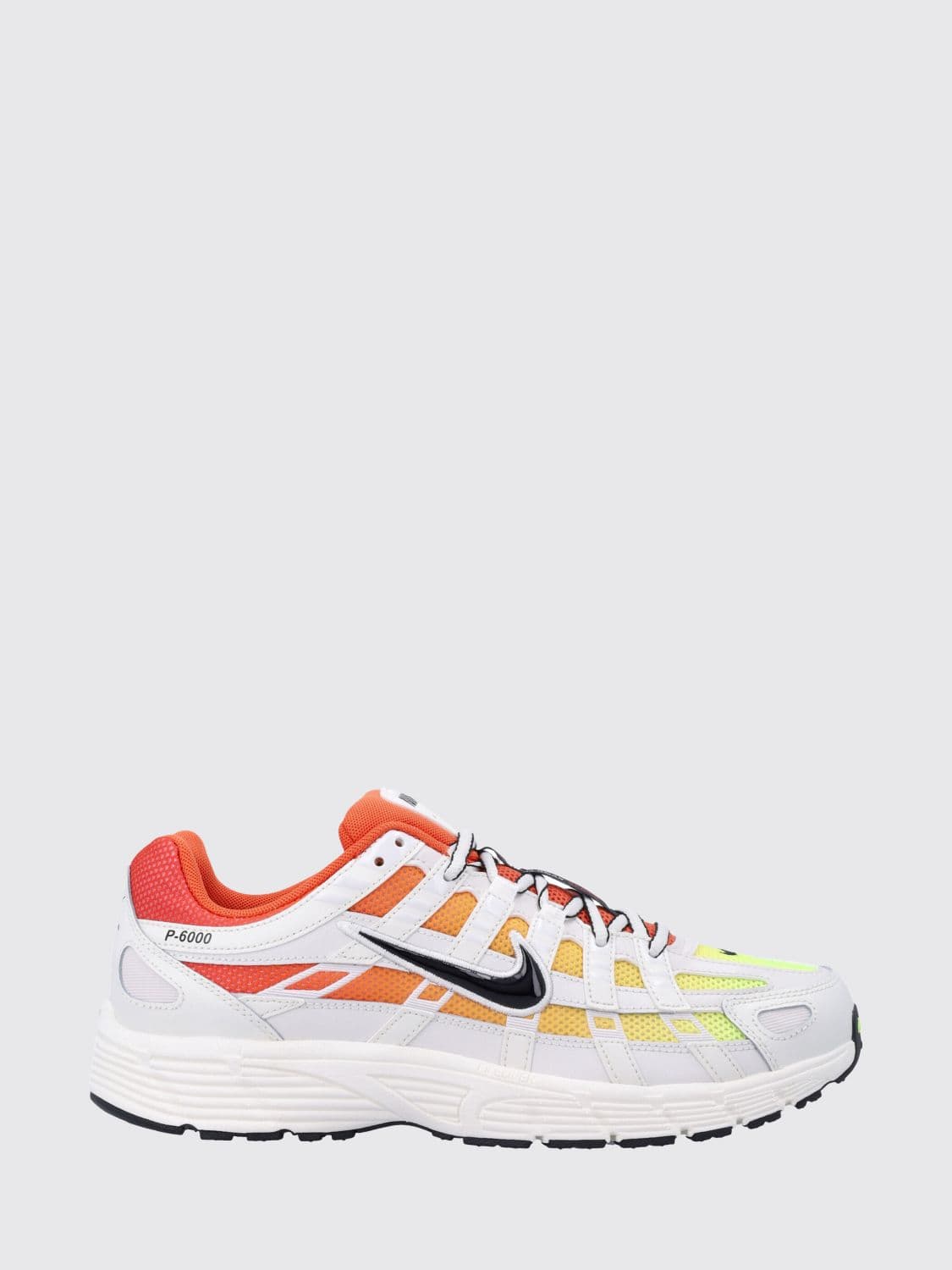 Nike P-6000 Mesh and Fabric Sneakers with Swoosh Logo and Round Toe