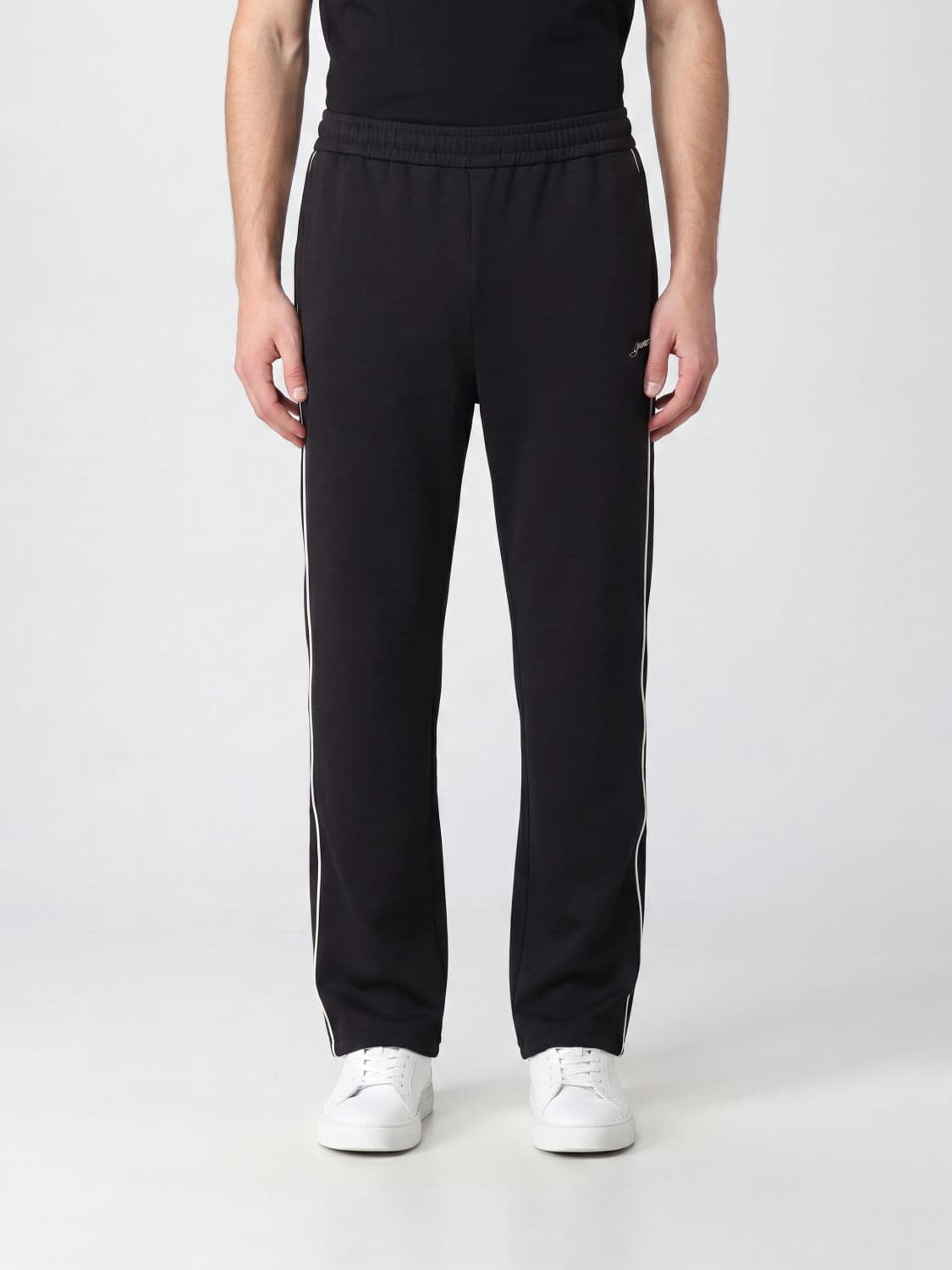 Represent Straight-Leg Jersey Jogging Trousers with Contrast Logo