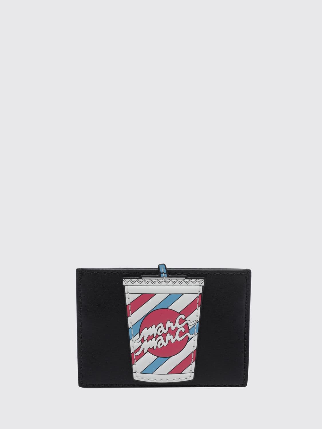 Marc Jacobs The Soda Graphic Print Smooth Calfskin Card Holder · OS