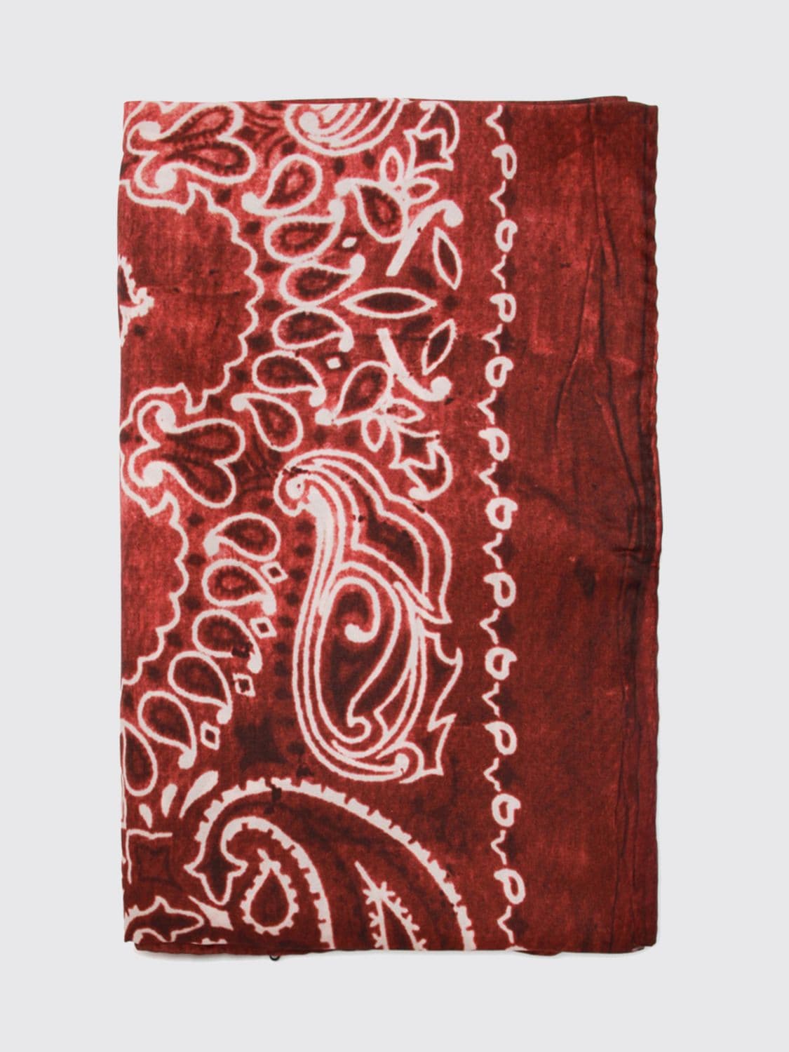 Golden Goose Square Foulard in Pure Silk with All-Over Bandana Print · OS