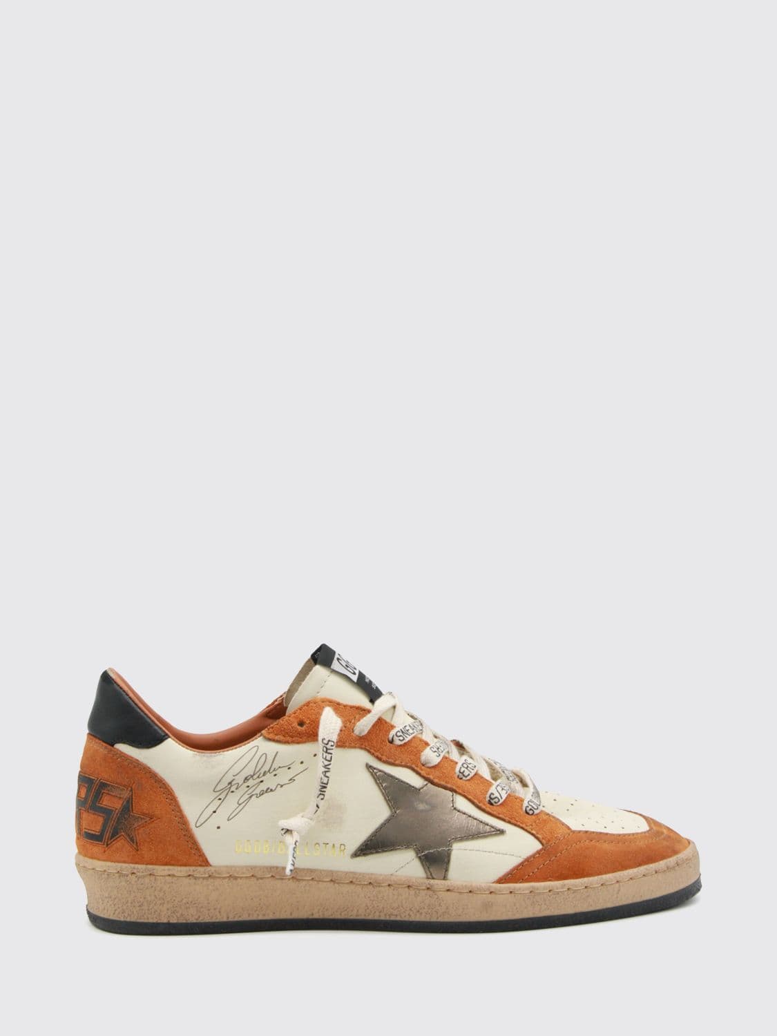 Golden Goose Ball Star Two-Tone Nappa and Suede Sneakers