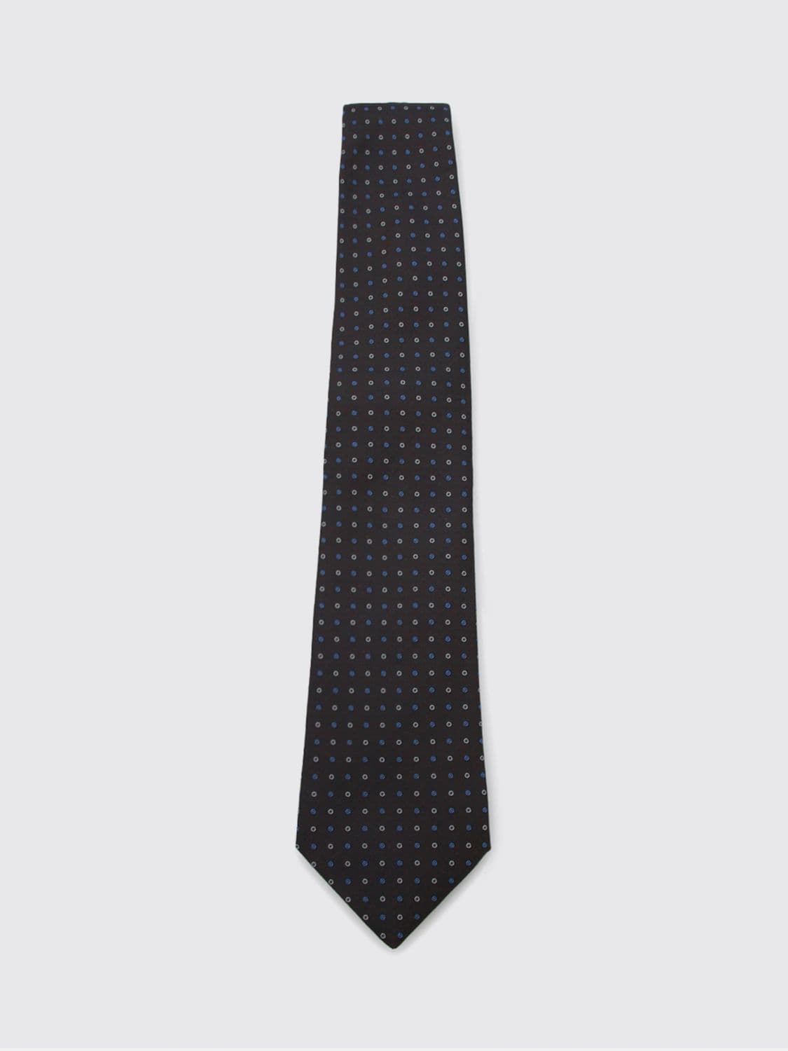Canali Floral Print Pure Silk Tie · OS