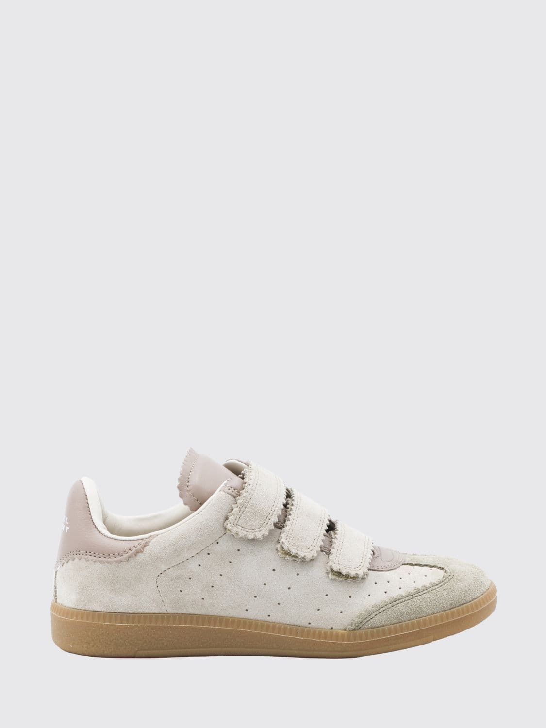 Isabel Marant Beth Suede Trainers with Velcro Strap Closure