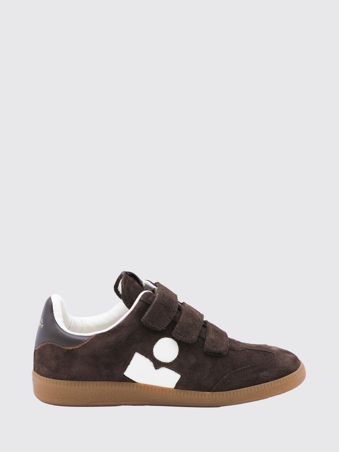 Isabel Marant Beth Trainers in Smooth and Suede Leather with Velcro Closure