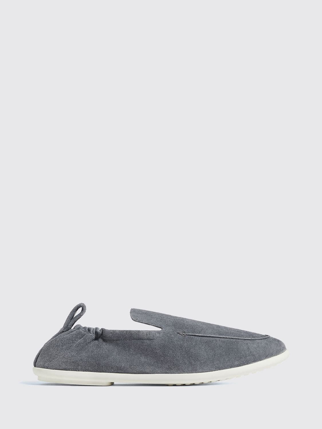 Bottega Veneta Suede Loafers with Elasticated Ankle
