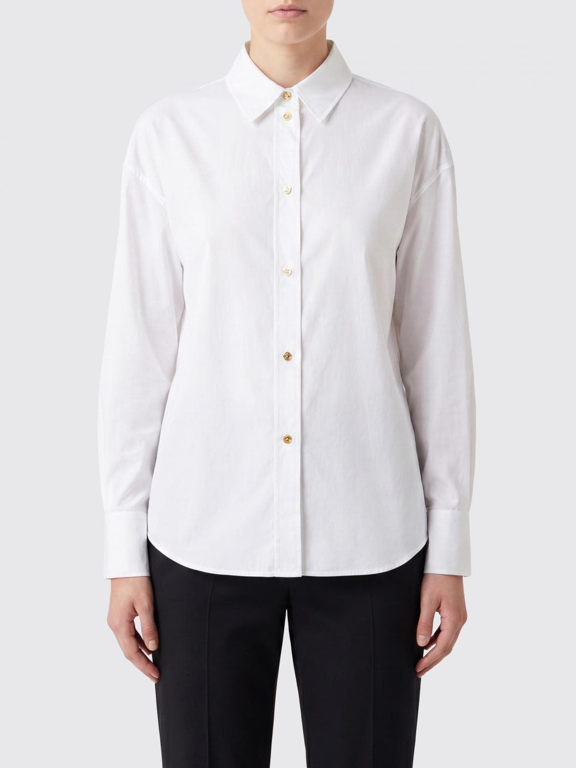 's Max Mara Slim Fit Long-Sleeve Cotton Shirt