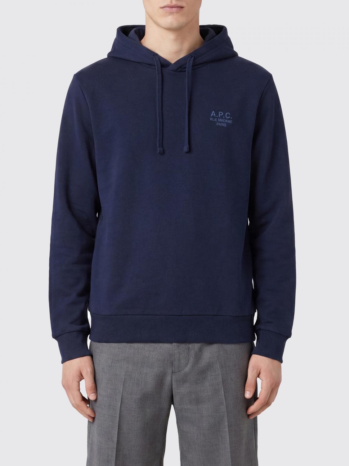 A.p.c. A. P.C. Relaxed Fit Cotton Logo Hoodie