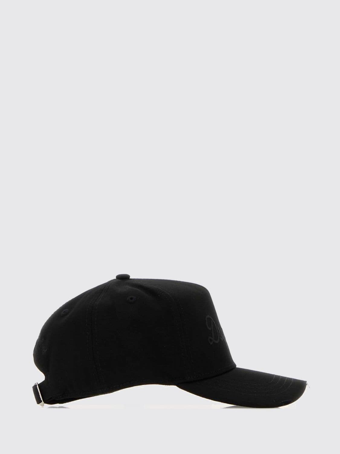 Dsquared2 Tone-on-Tone Embroidered Logo Cotton Baseball Cap · OS