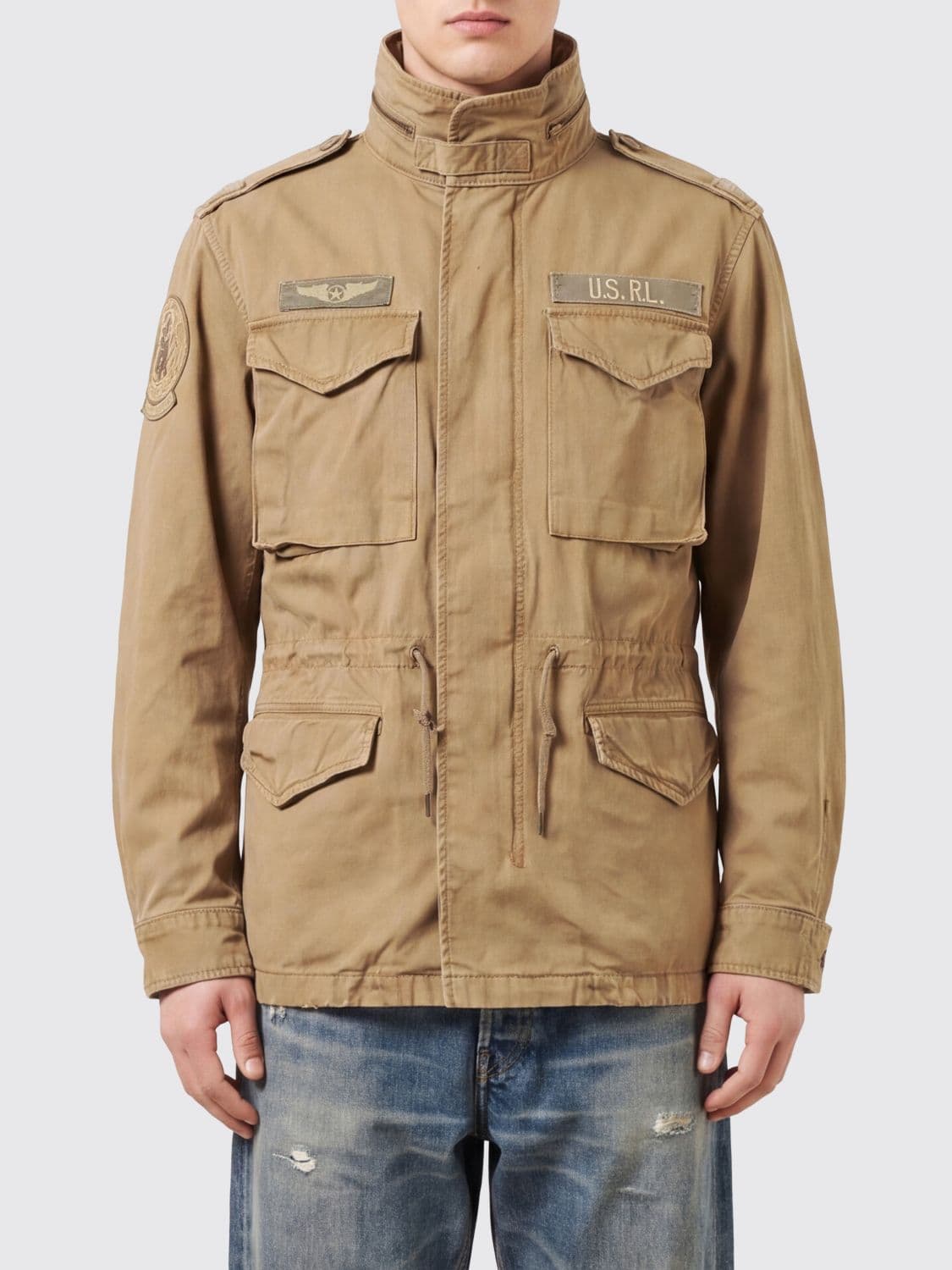 Polo Ralph Lauren Cotton Military Utility Jacket with Drawstring