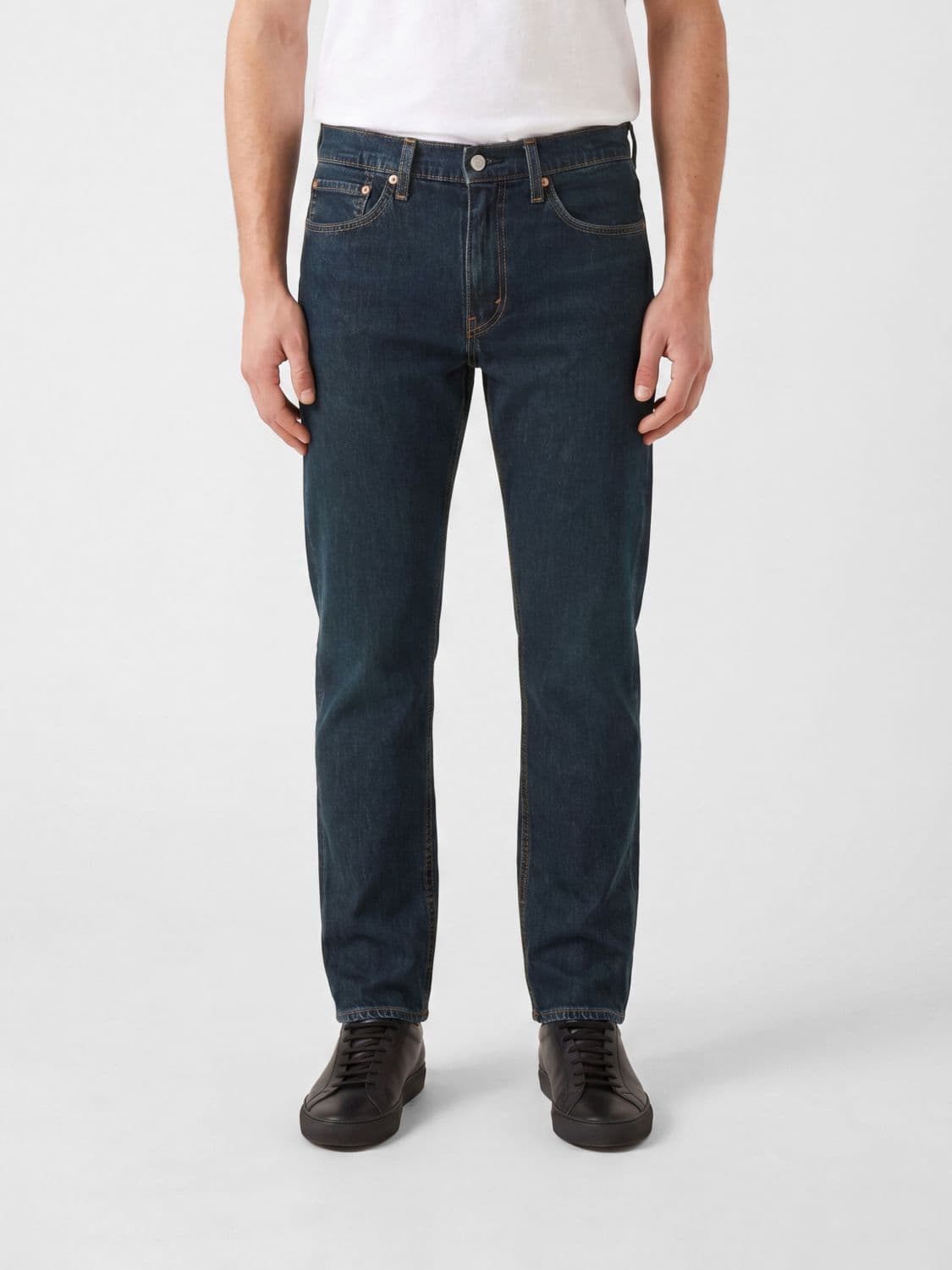 Levi's Tapered Fit Mid-Rise Stretch Cotton Denim Jeans