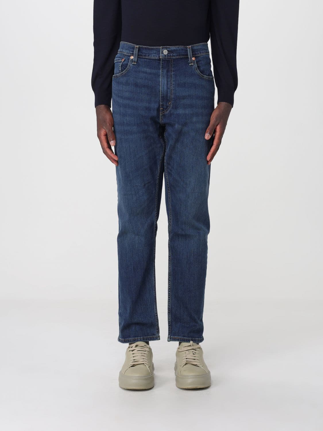Levi's Tapered Fit Mid-Rise Stretch Cotton Denim Jeans