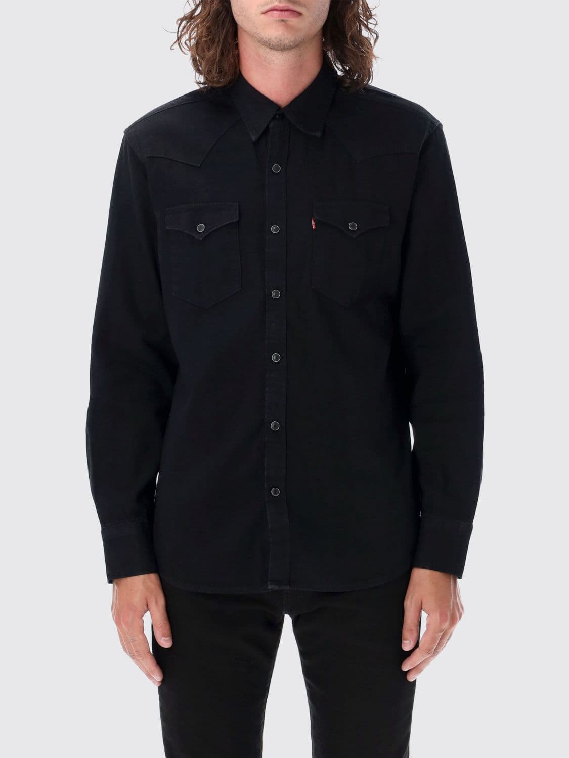 Levi's Barstow Long-Sleeved Cotton Denim Shirt