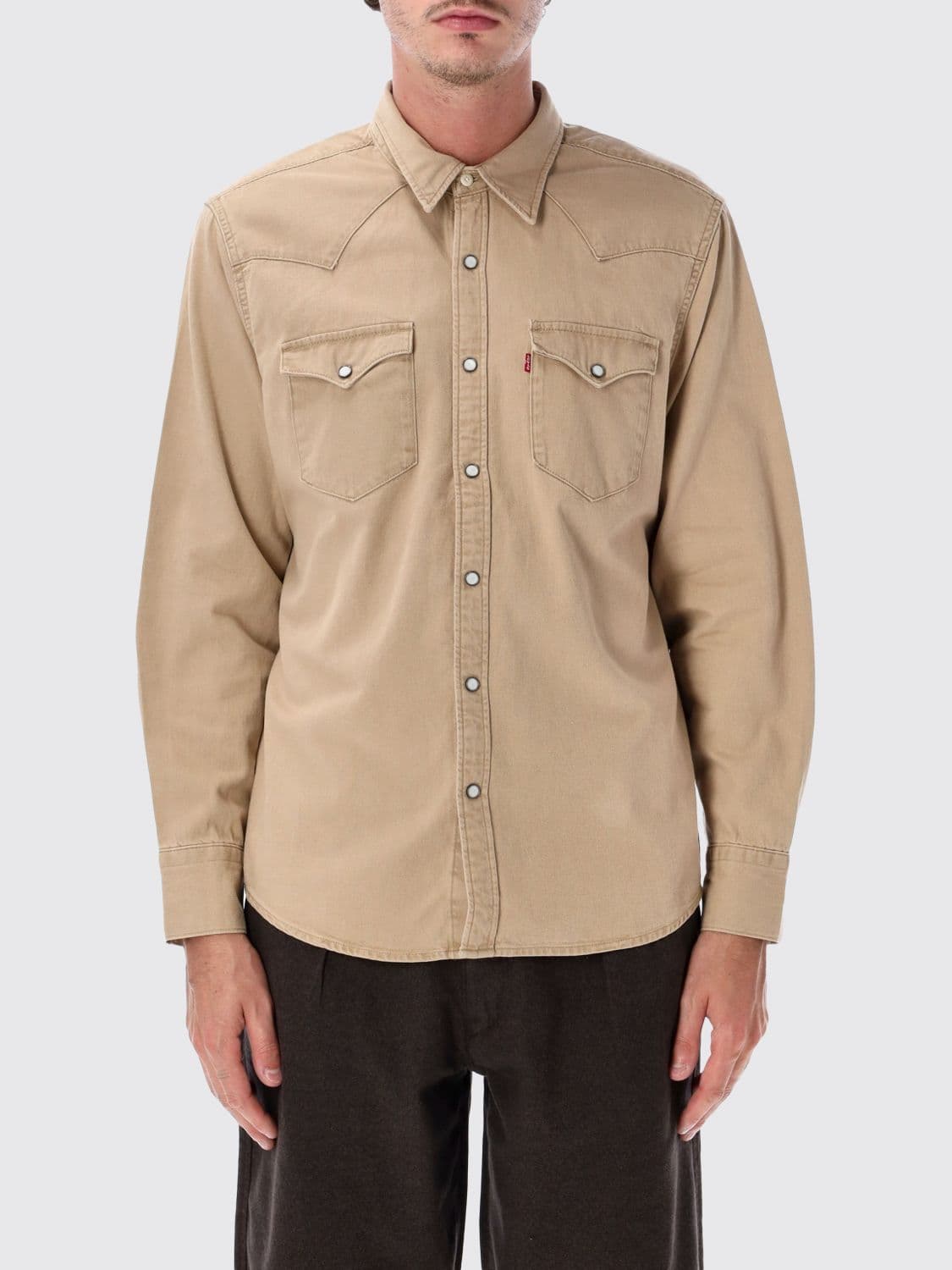 Levi's Barstow Long-Sleeved Cotton Denim Shirt