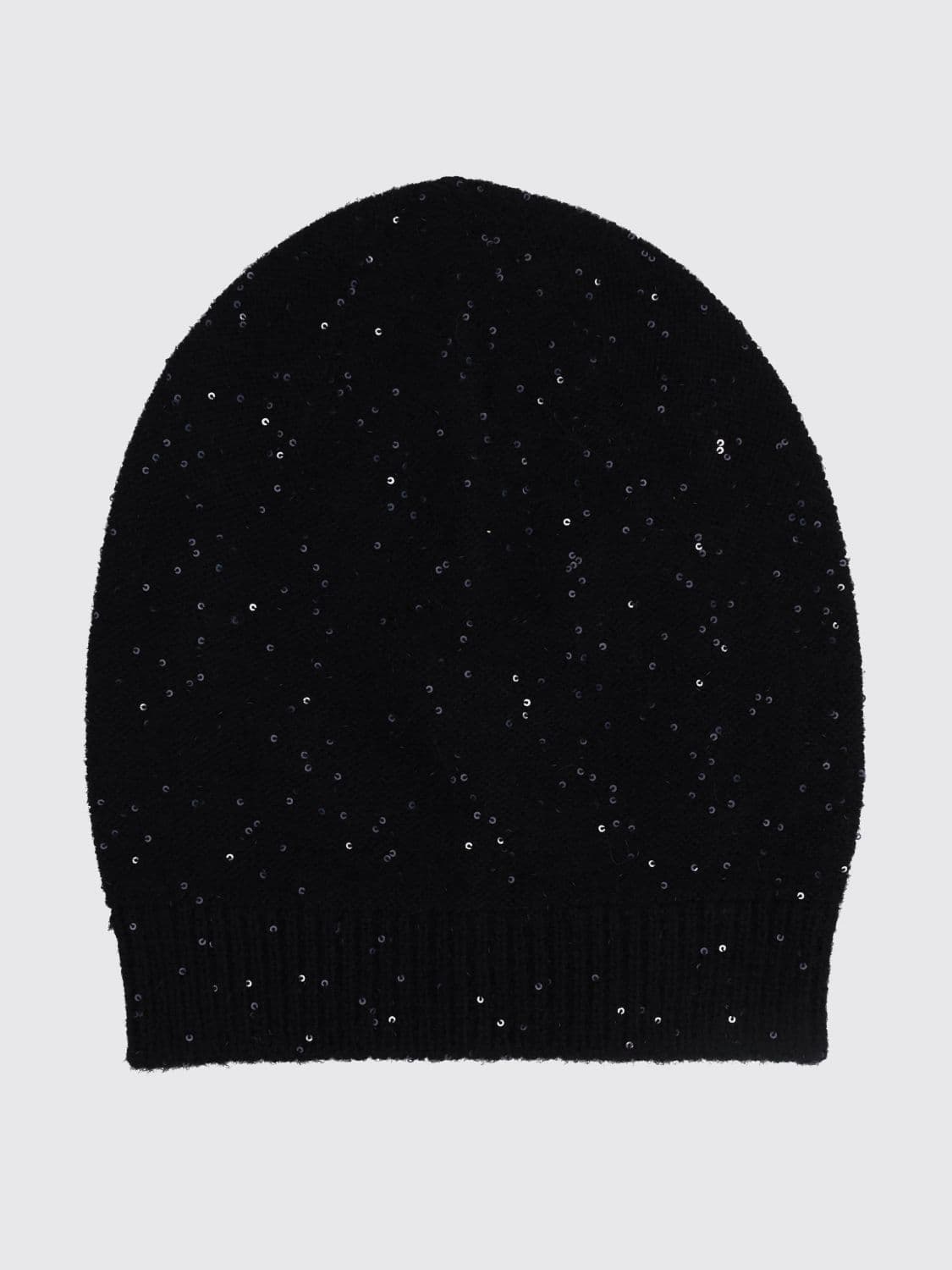 Fabiana Filippi Sequin Wool and Cashmere Blend Beanie