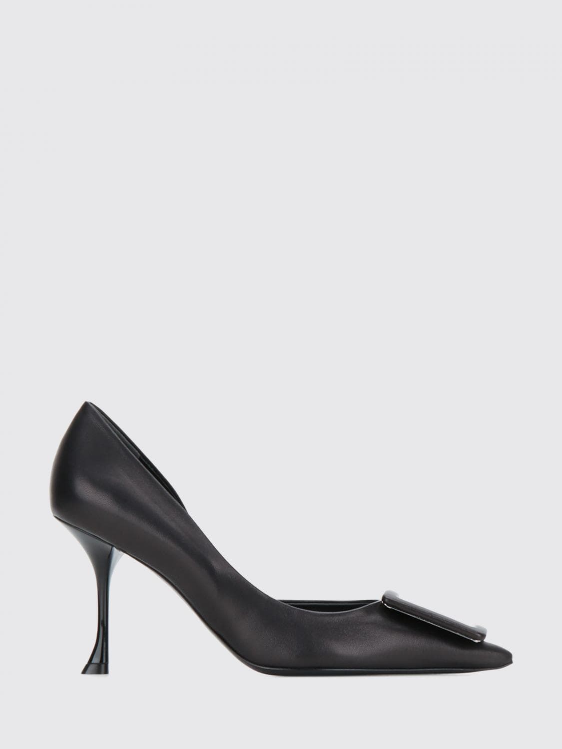 Roger Vivier Viv' In The City Leather High Stiletto Heel Pumps by