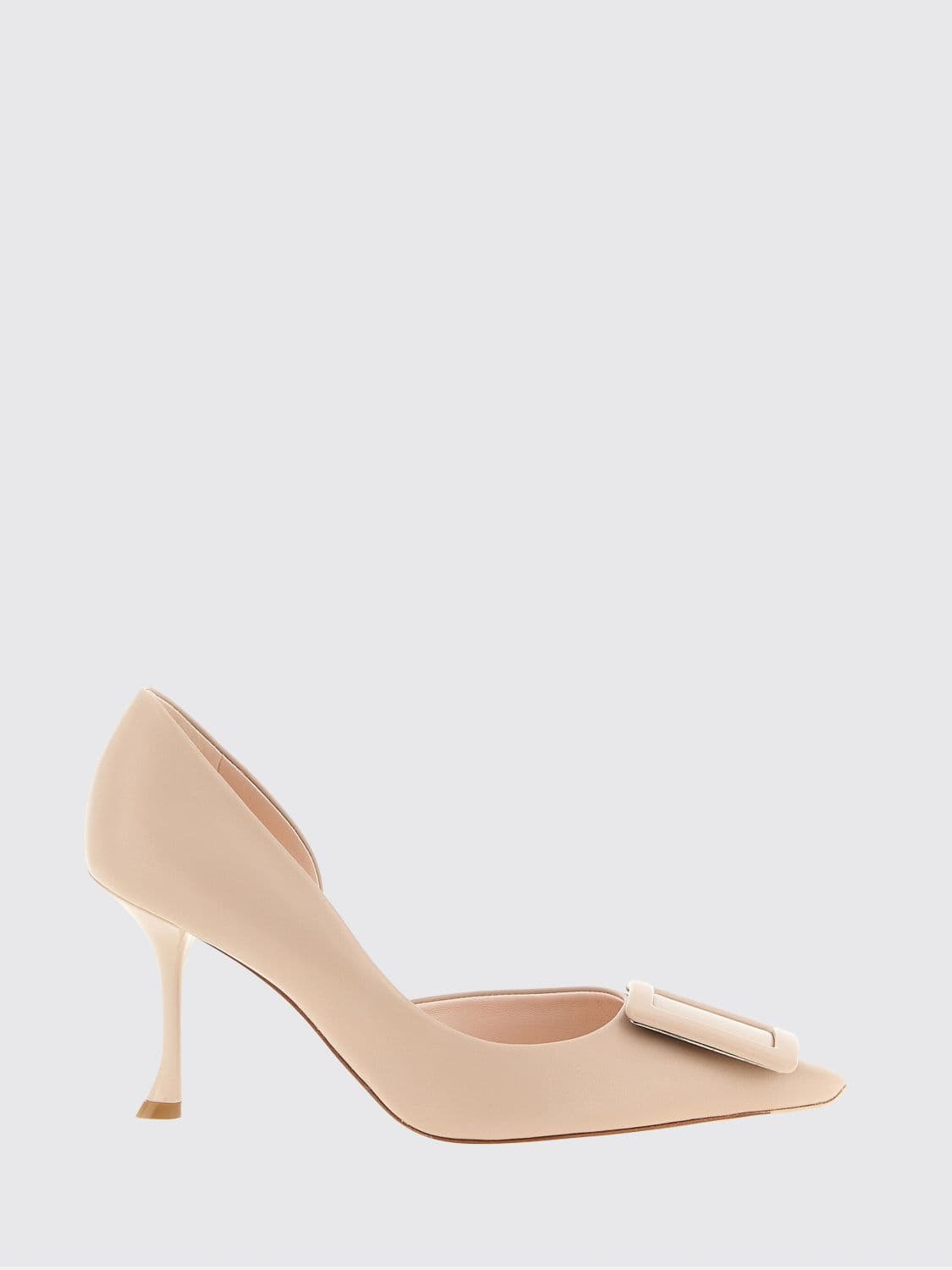 Roger Vivier Viv' In The City Leather High Stiletto Heel Pumps by