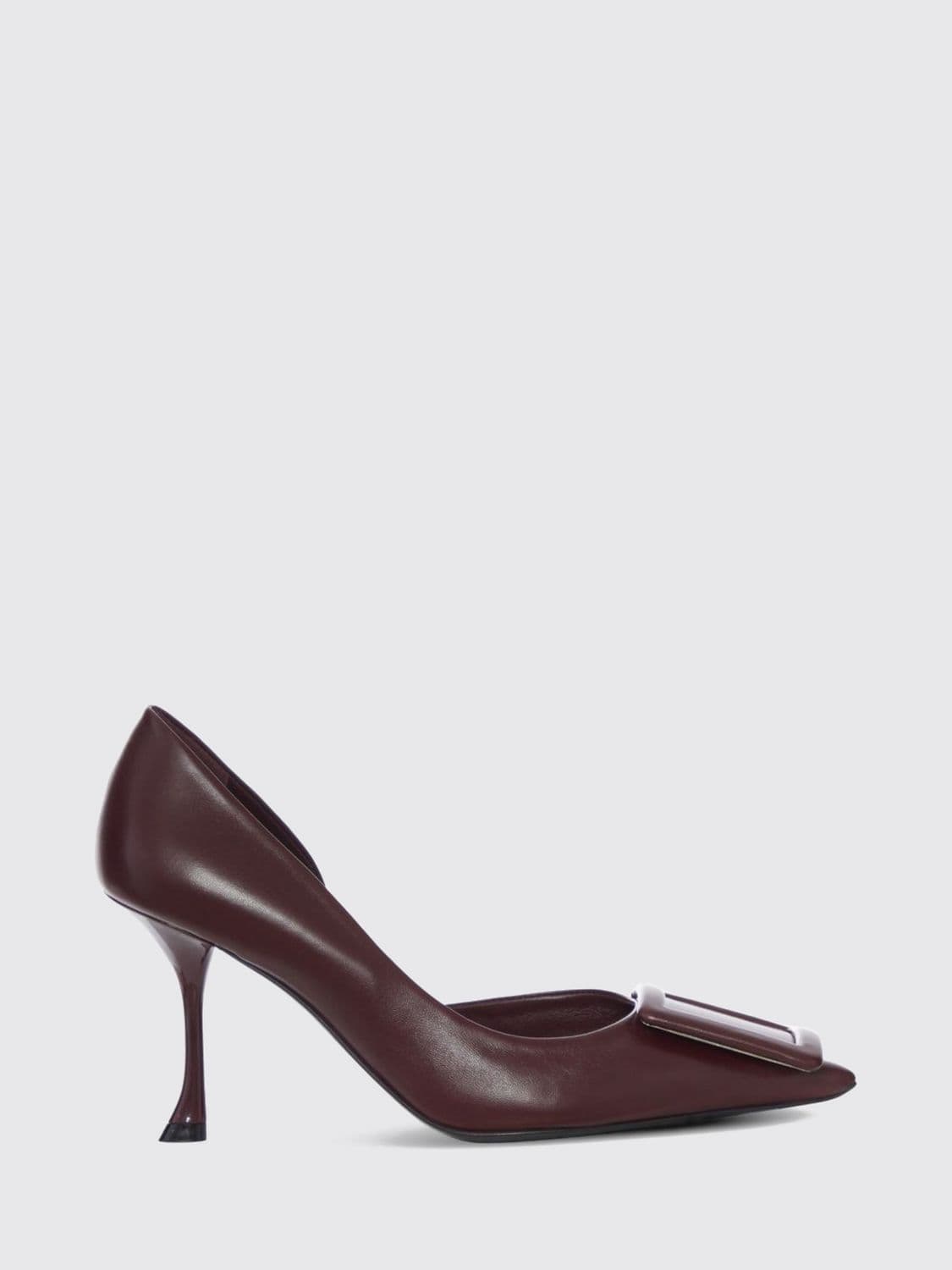 Roger Vivier Viv' In The City Leather High Stiletto Heel Pumps by