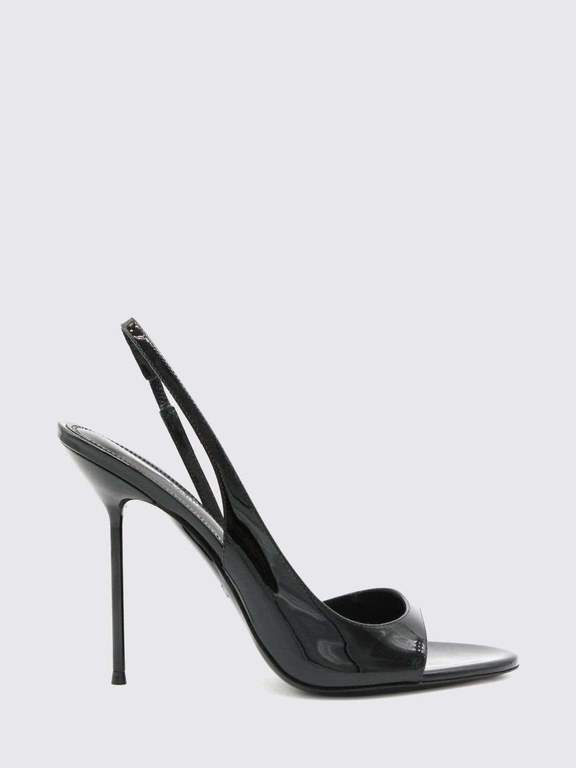 Paris Texas Lidia High-Heeled Patent Leather Slingback Sandals