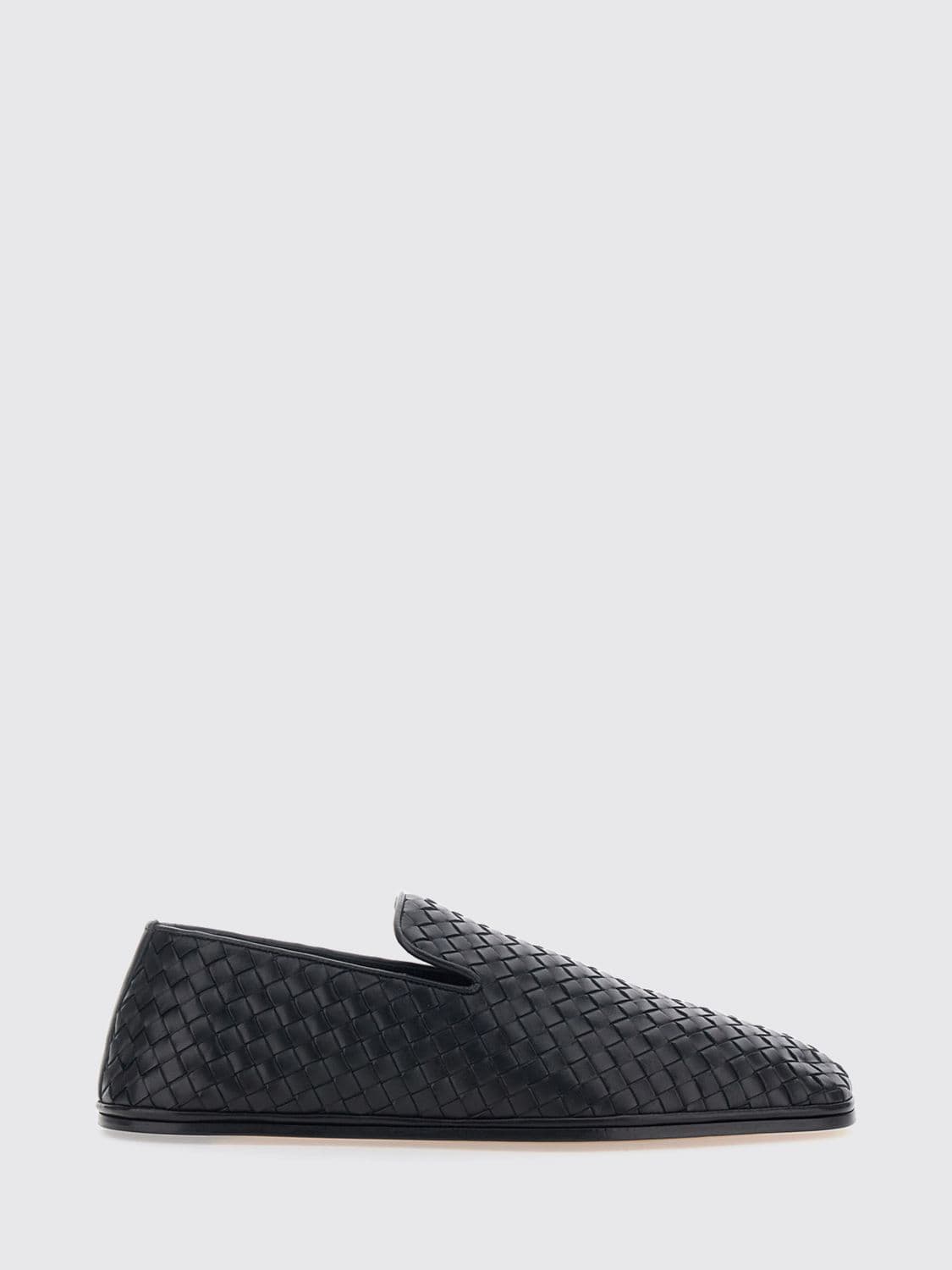 Bottega Veneta Palazzo Intrecciato Lambskin Loafers