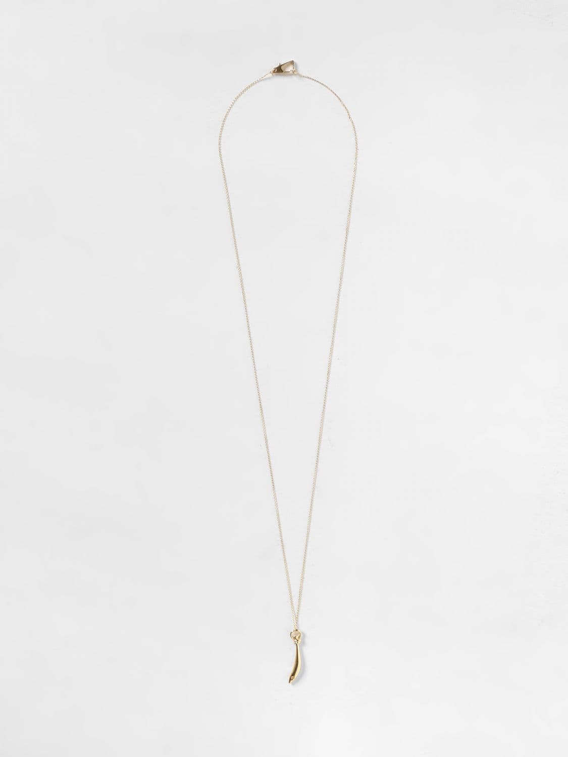 Bottega Veneta Sardine Gold-Plated Silver Necklace with Pendant