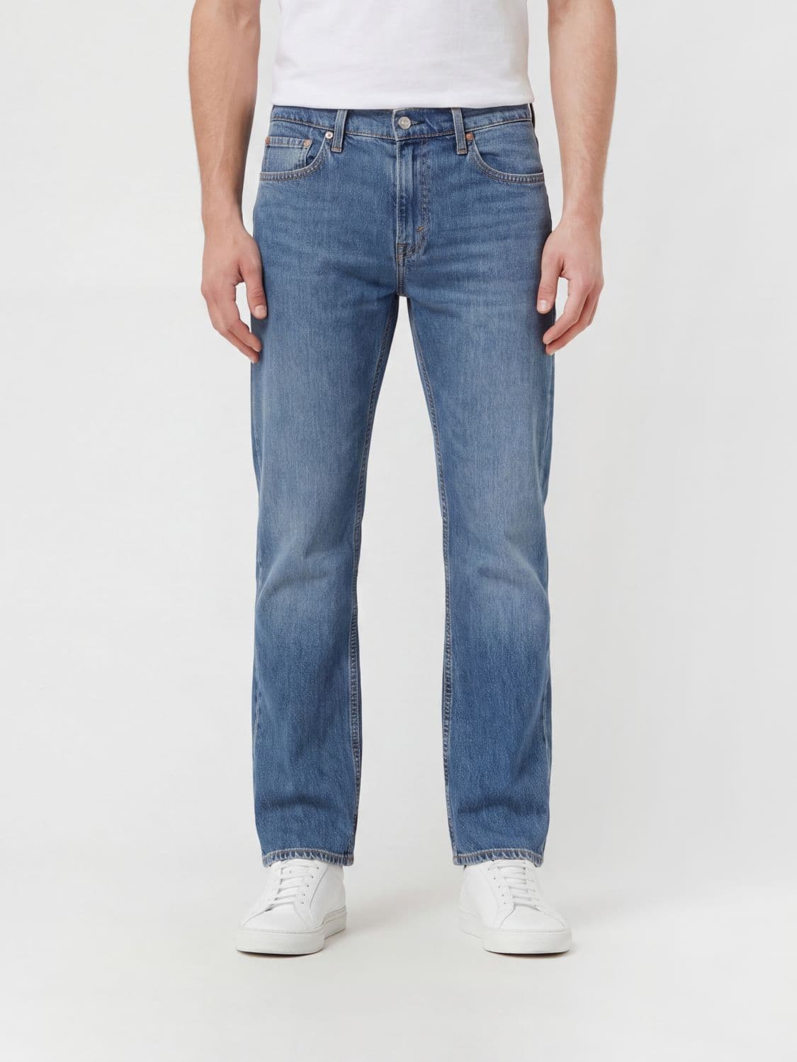 Levi's 527 Slim Fit Bootcut Jeans in Stretch Cotton Denim