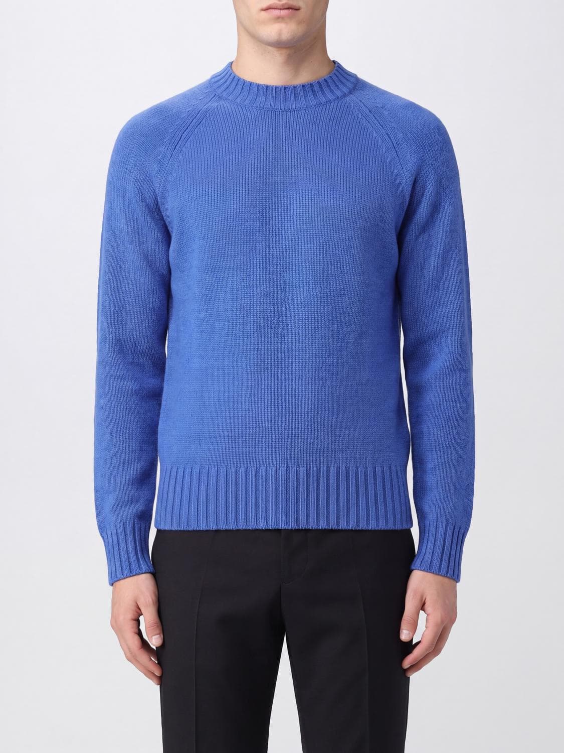 Tom Ford Classic Crewneck Jumper in Pure Cashmere with Ribbed Trims