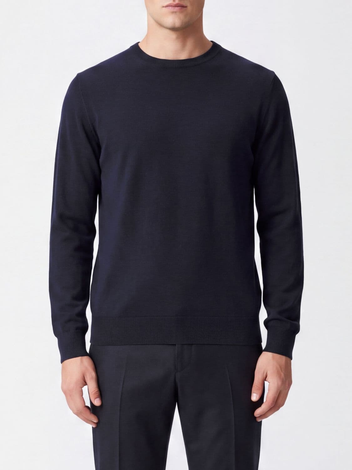 Brioni Cashmere and Silk Blend Crewneck Jumper