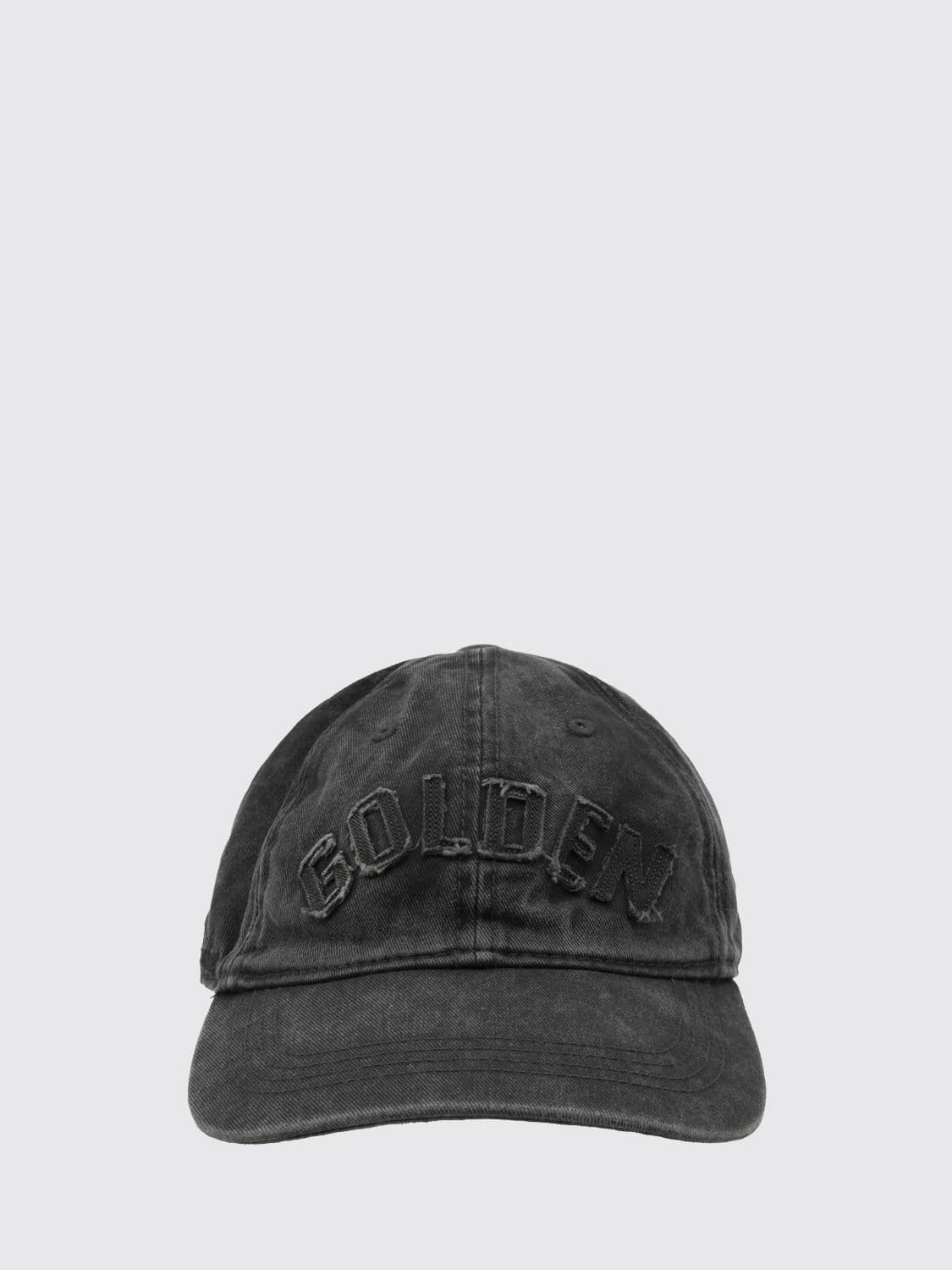 Golden Goose Cotton Denim Baseball Cap with Embroidered Logo · OS