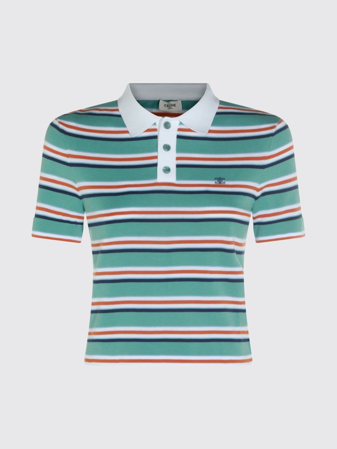 Celine Polo Shirt Woman color Sky