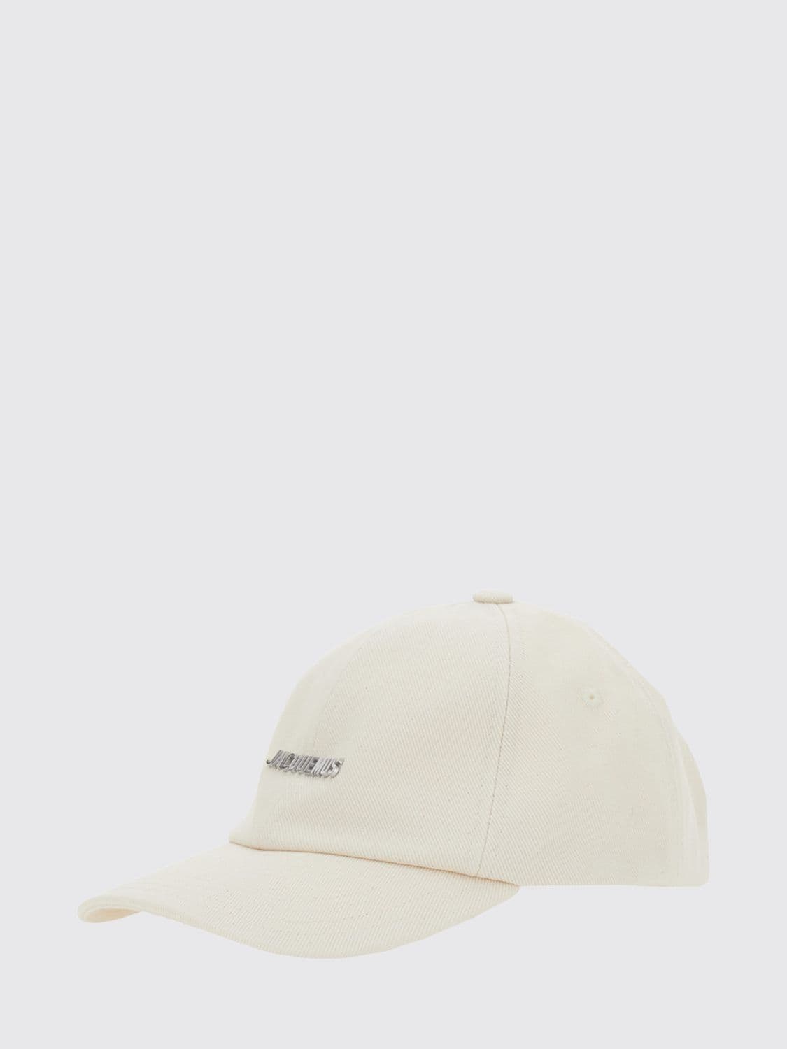 Jacquemus Gadjo Cotton Twill Baseball Cap with Metal Logo