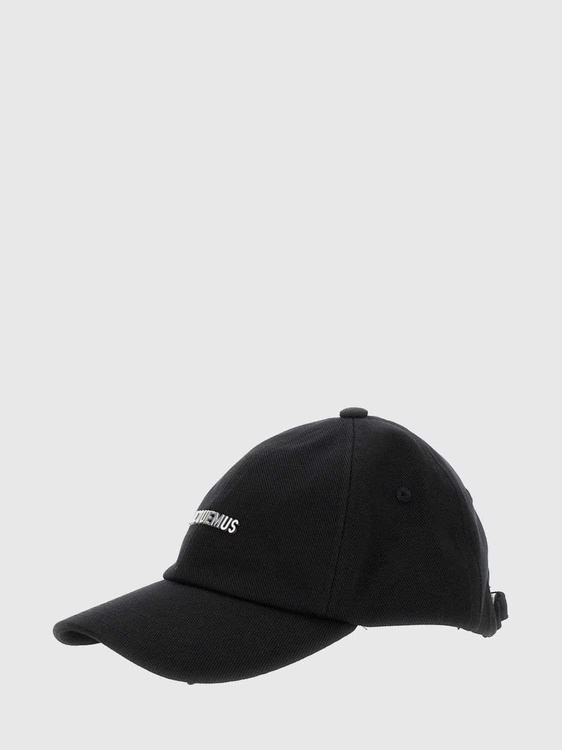Jacquemus Gadjo Cotton Twill Baseball Cap with Metal Logo