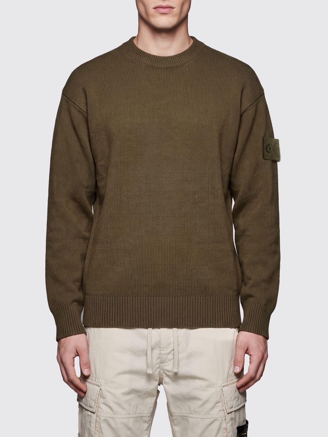 Stone Island Ghost Capsule Cotton and Cashmere Crewneck Jumper